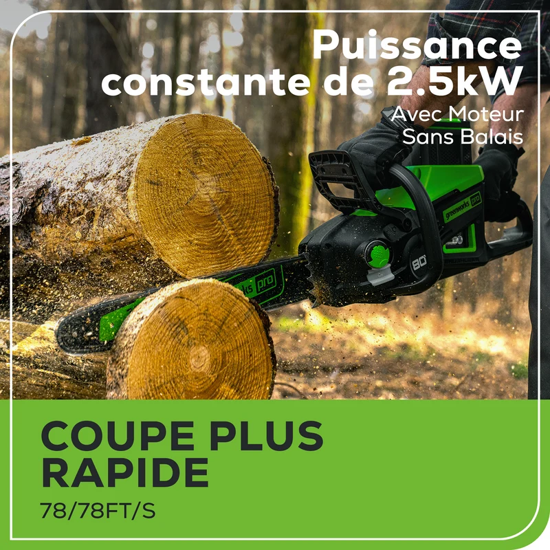 80V 18" Brushless Chainsaw (Tool Only)