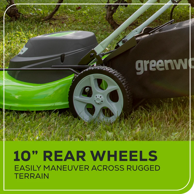 12 Amp Electric Lawn Mower - 20" Corded Push Mower