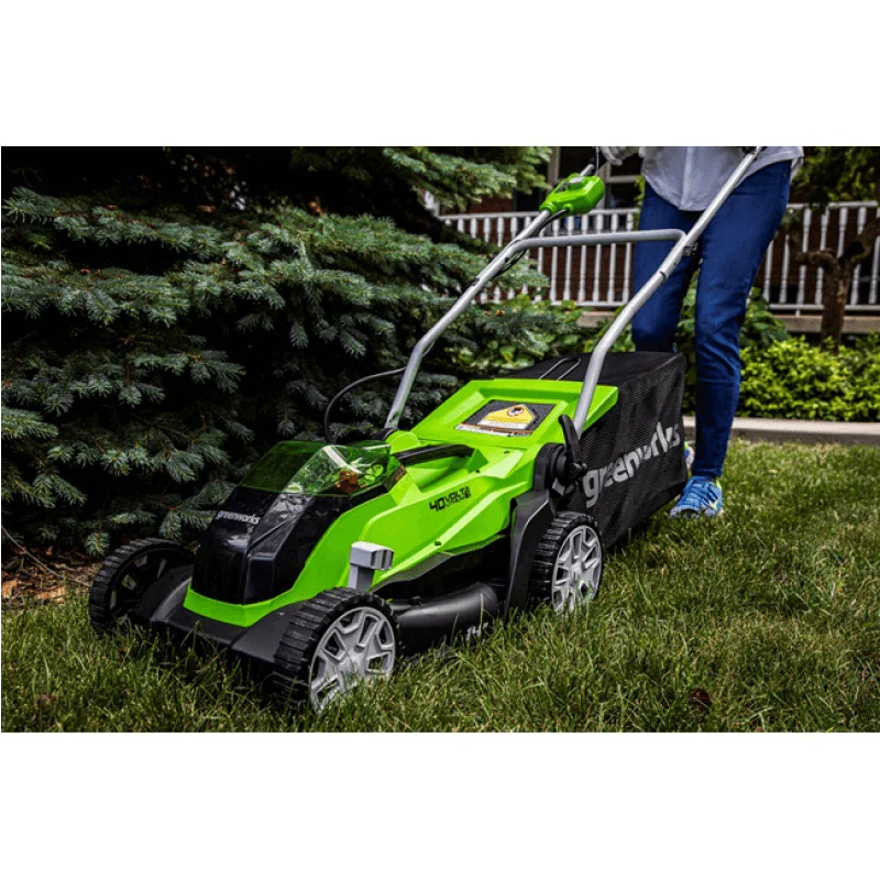 40V 14" Mower & 12" String Trimmer Combo Kit, 4.0Ah Battery and Charger Included