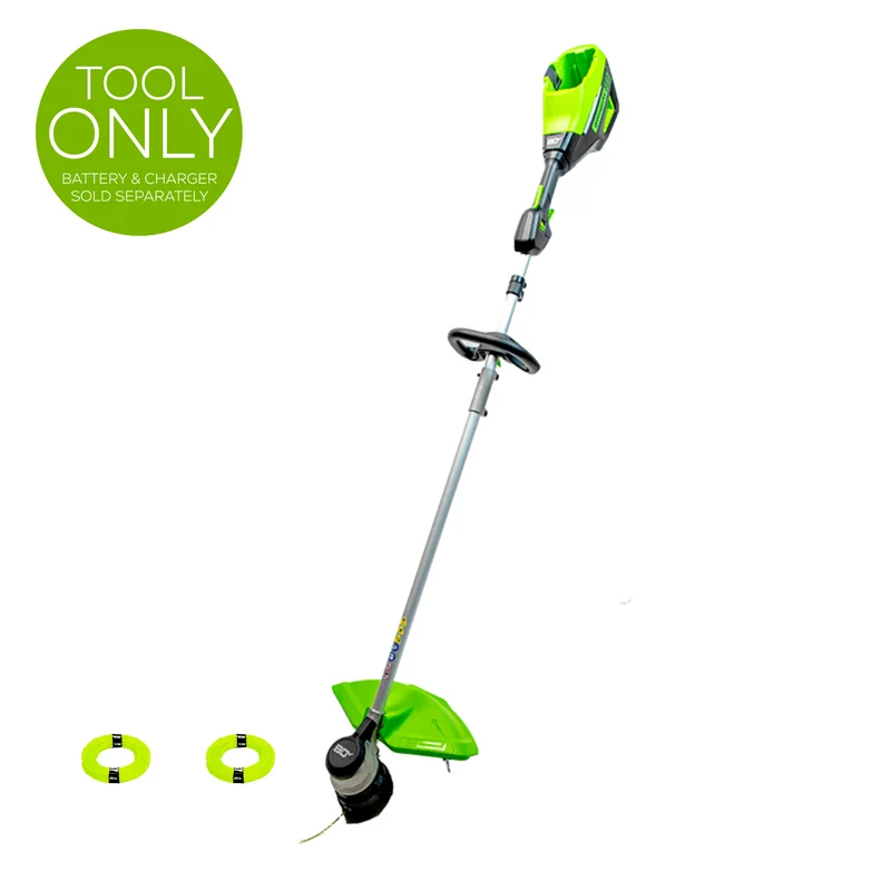 80V 14"/16'' String Trimmer + 2pk Bulk Line (Tool Only)