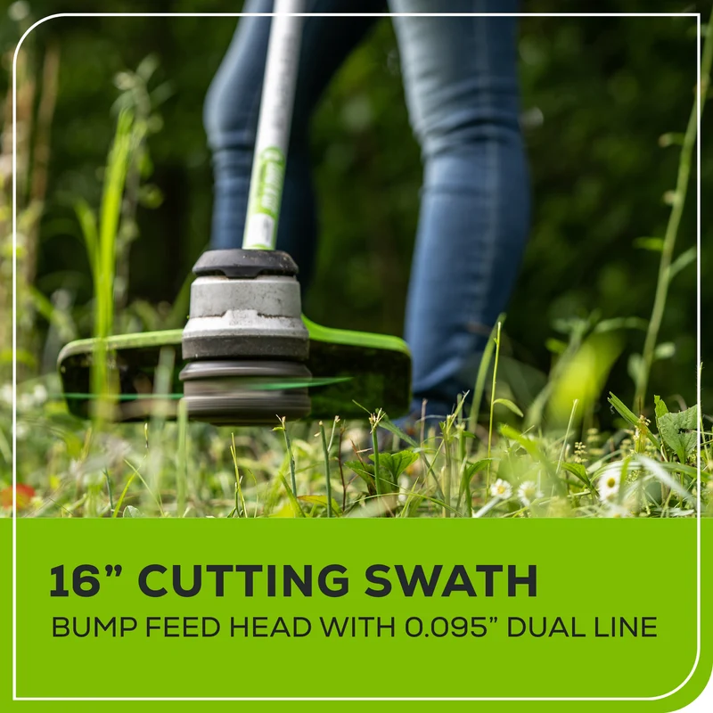 80V 14"/16'' String Trimmer + 2pk Bulk Line (Tool Only)