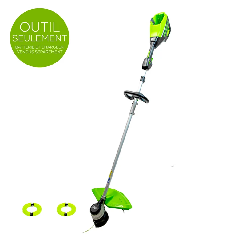 80V 14"/16'' String Trimmer + 2pk Bulk Line (Tool Only)