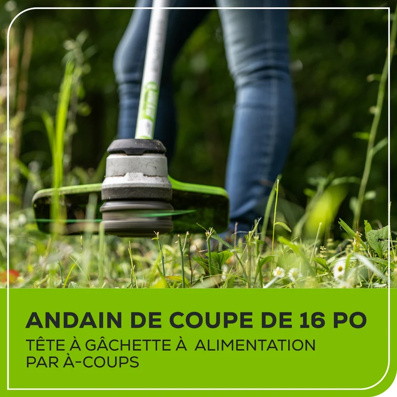 80V 14"/16'' String Trimmer + 2pk Bulk Line (Tool Only)