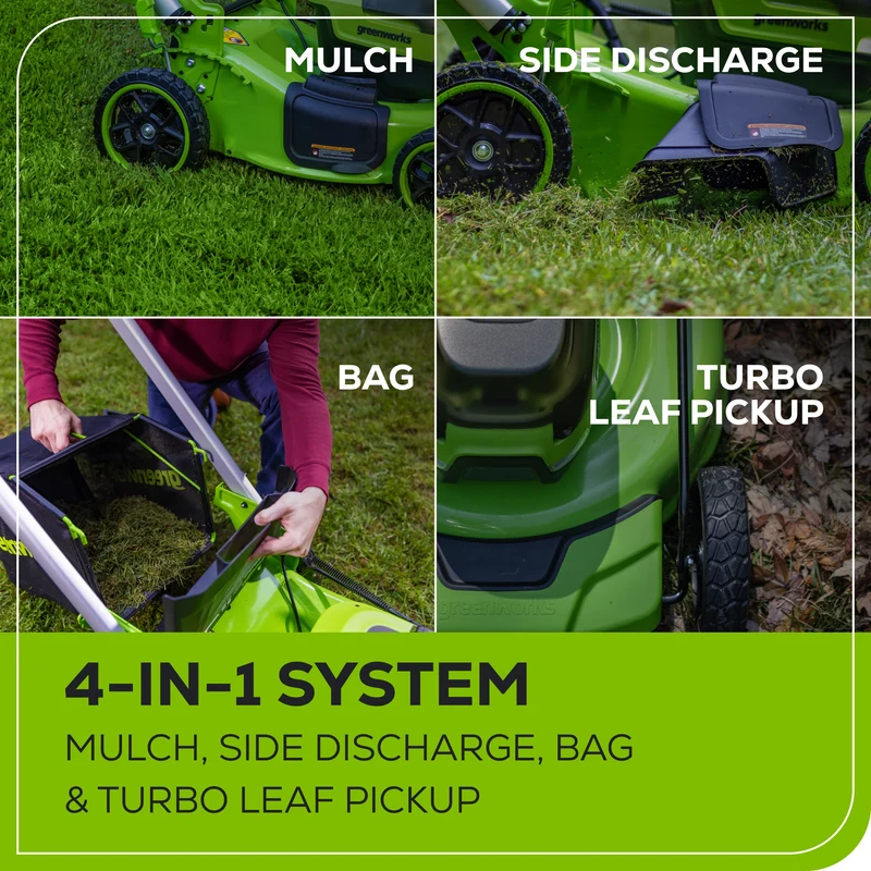 80V 21" Self-Propelled Brushless Lawn Mower, 4.0Ah and 2.0Ah Battery and Charger Included