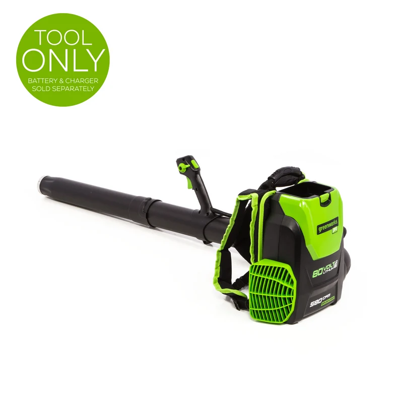 80V 180 MPH - 610 CFM Brushless Backpack Blower (Tool Only) - BPB80L00
