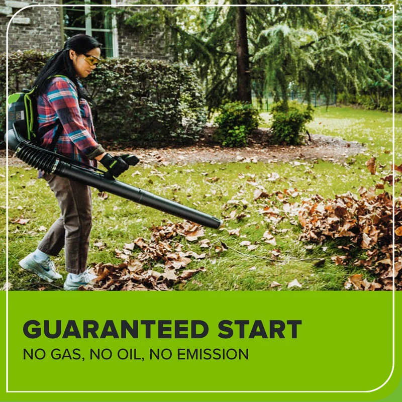 80V 180 MPH - 610 CFM Brushless Backpack Blower (Tool Only) - BPB80L00