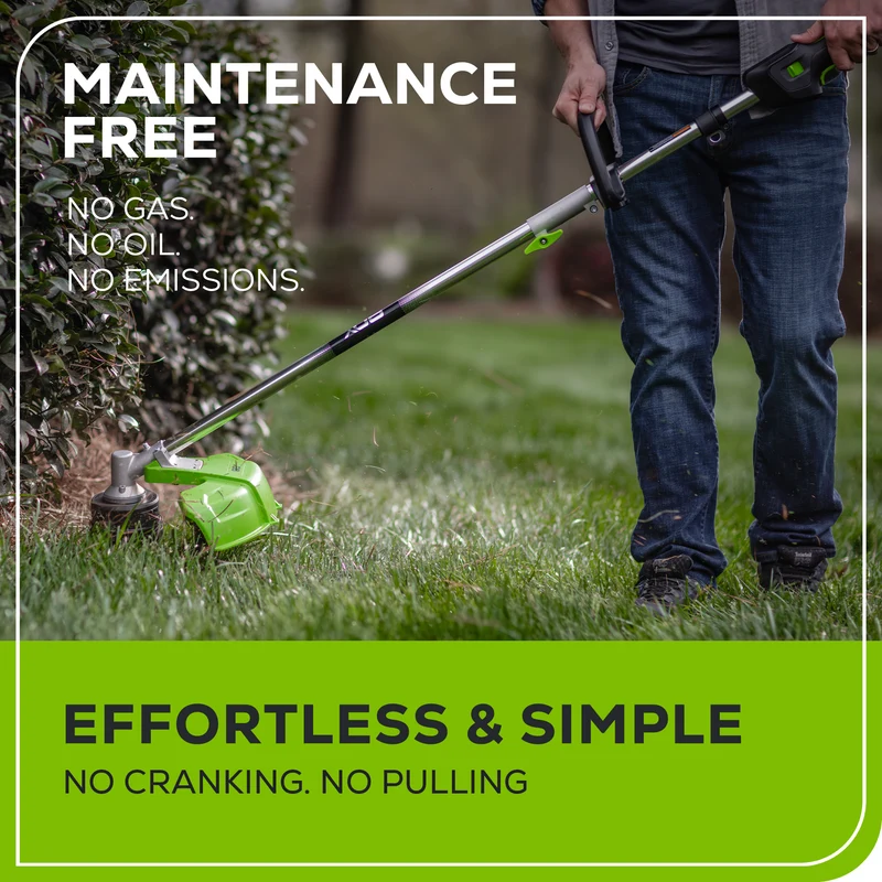 80V 16" String Trimmer with Edger Attachment (Tool Only)