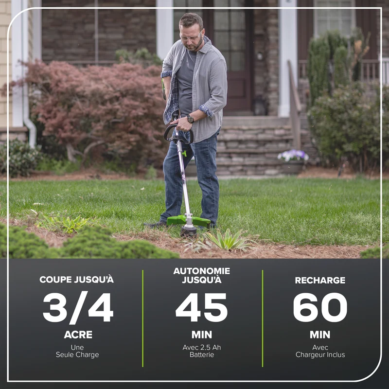 80V 16" String Trimmer with Edger Attachment (Tool Only)