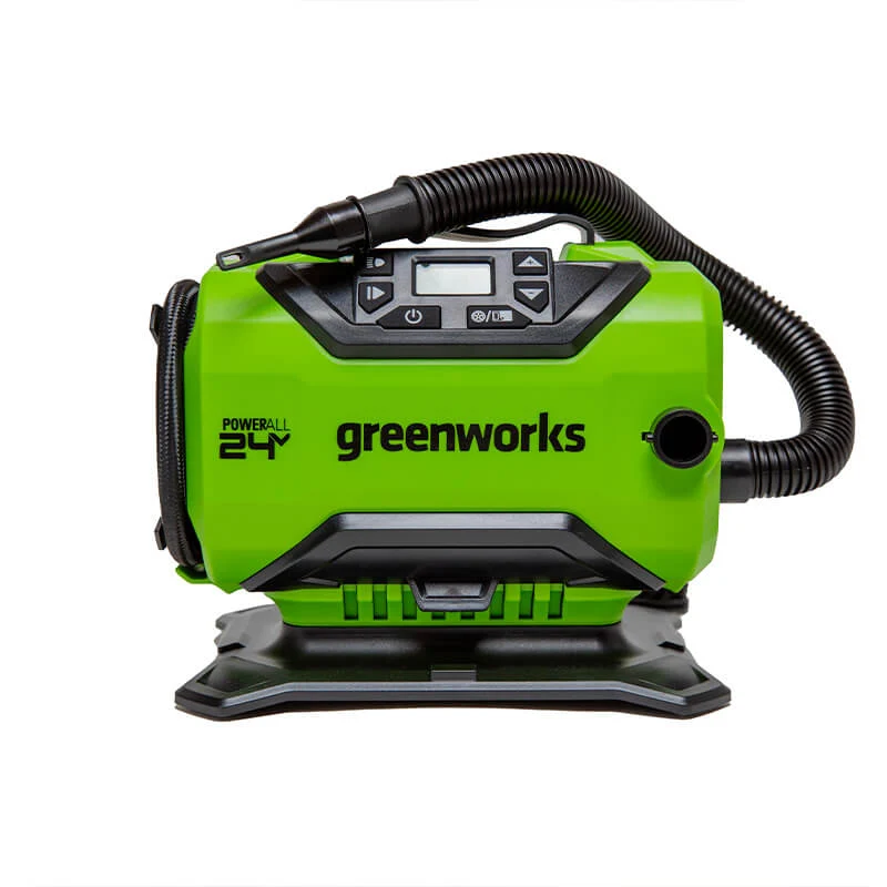 24V Cordless Battery Inflator, 2.0Ah Battery & Charger Included