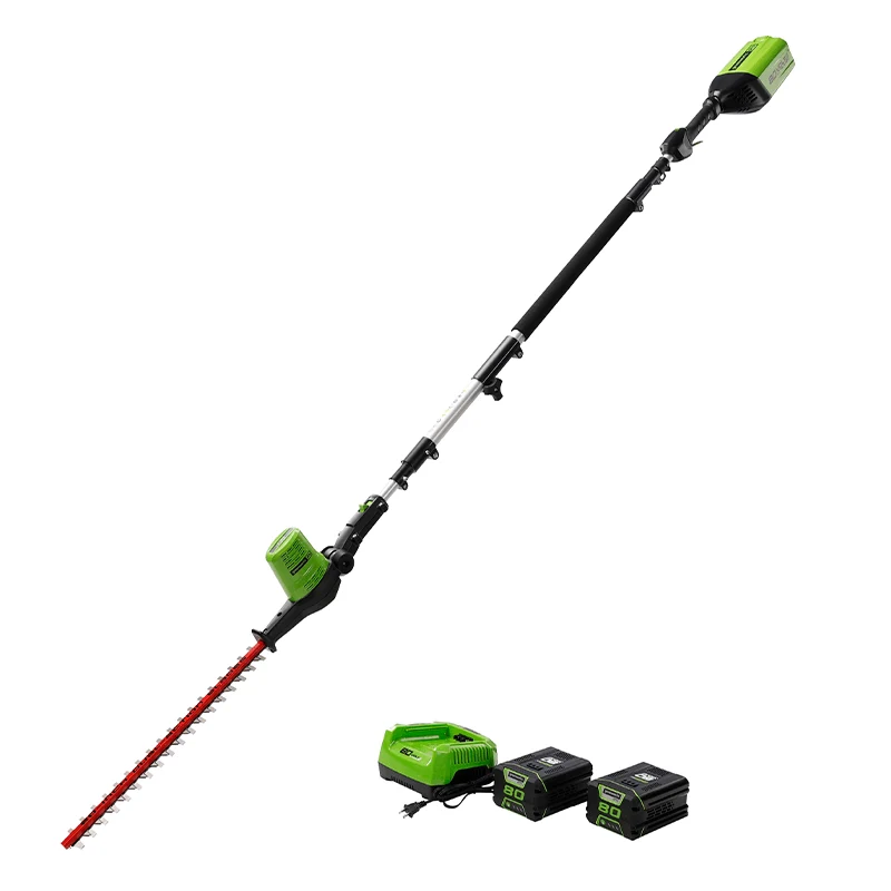 80V 20" Pole Hedge Trimmer, (2) 2.0Ah Battery and Charger Included