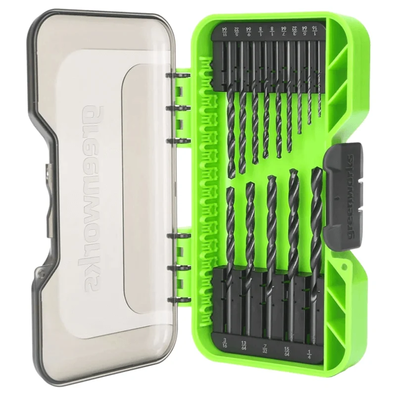 14 PC Black Oxide Drilling Bit Set