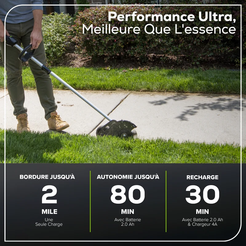 80V 8" Brushless Edger (Tool Only)