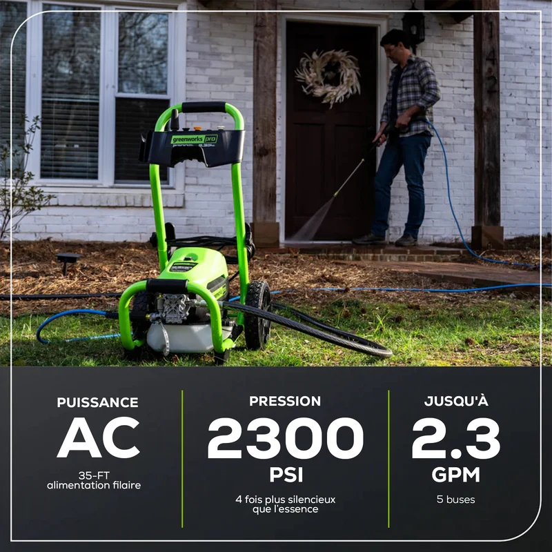 2300 PSI 1.2 GPM 14 Amp GEN II Brushless Pressure Washer