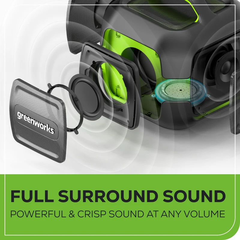 24V Bluetooth Speaker, 2.0Ah Battery and Charger Included