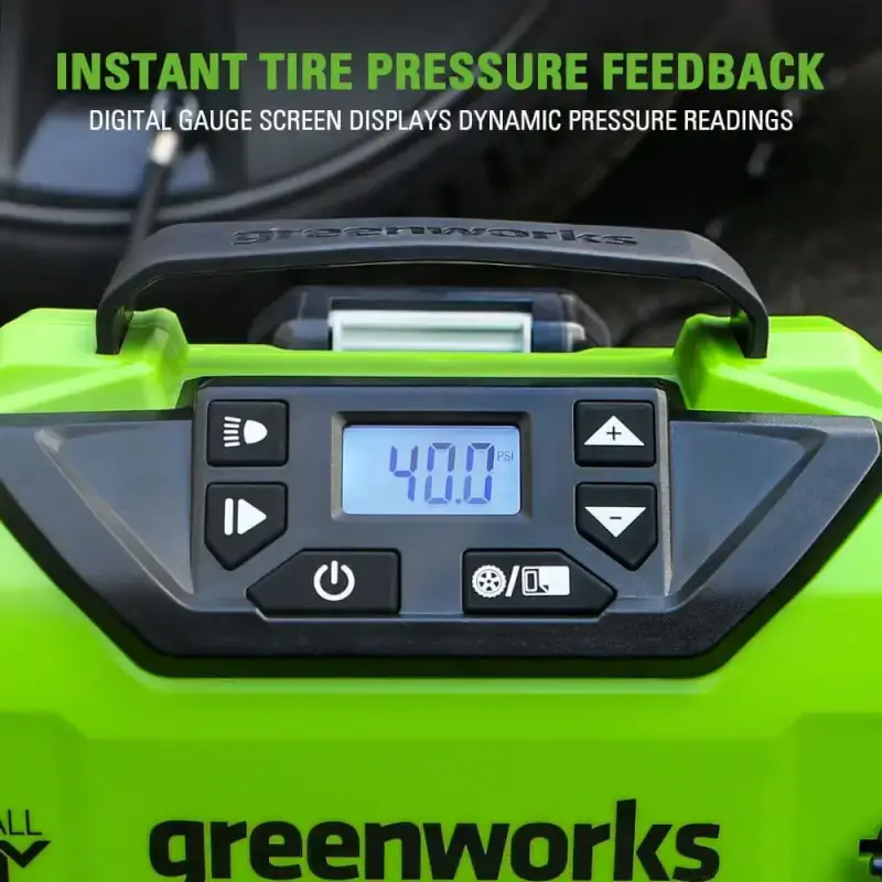 24V Portable Air Compressor - Cordless Tire Inflator (Tool Only)