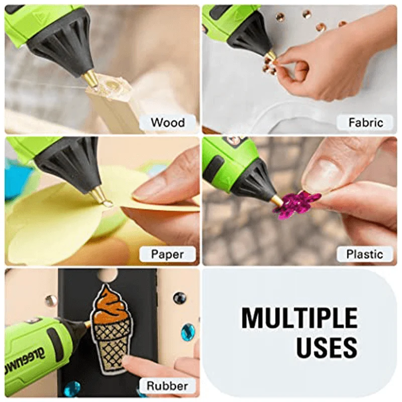 24V Hot Glue Gun, 2.0Ah Battery and Charger Included