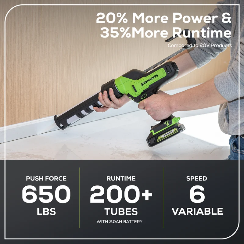 24V Caulk Gun (Tool Only)
