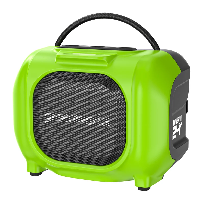 24V Cordless Battery Mini Bluetooth Speaker, 2.0Ah Battery & Charger Included