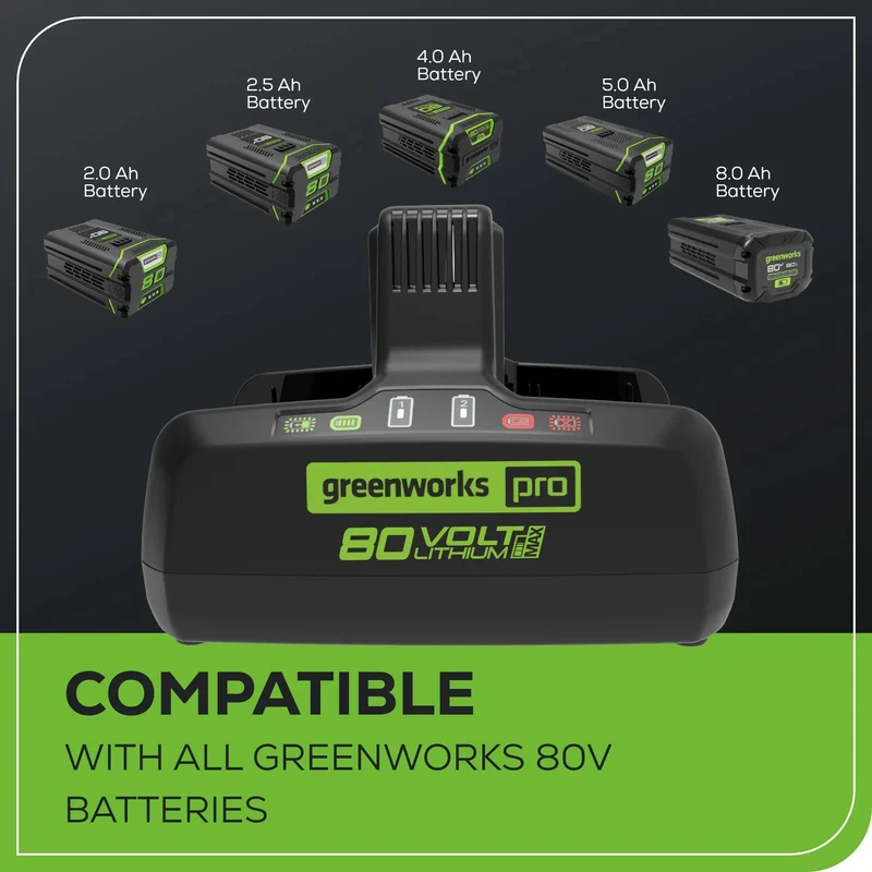 80V Dual Port Rapid Charger