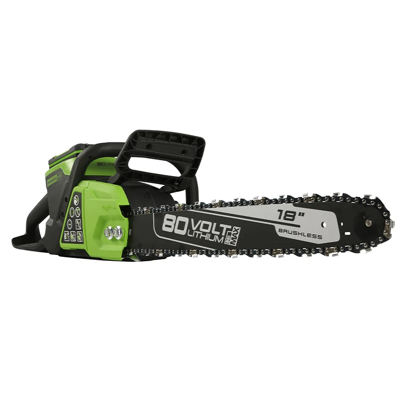 80V 18" Chainsaw, 2.0Ah Battery and Charger Included