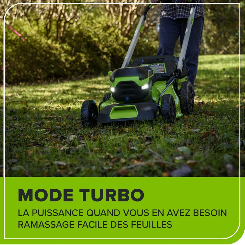60V 21" Push Lawn Mower, 5.0Ah Battery and Rapid Charger Included