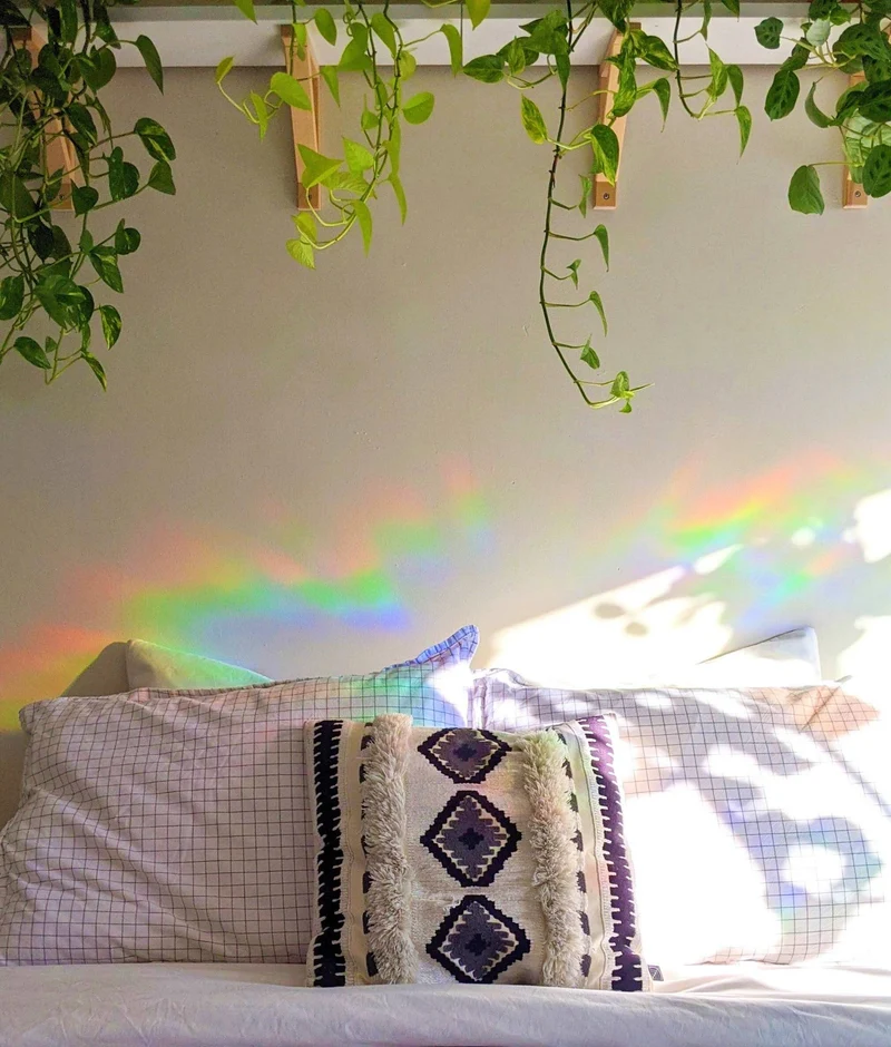Prismatic Kitty - Ocean Waves Suncatcher