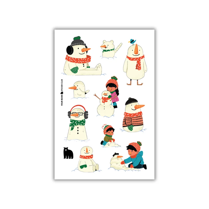 Four Bears Sticker Club - Frosty Friends