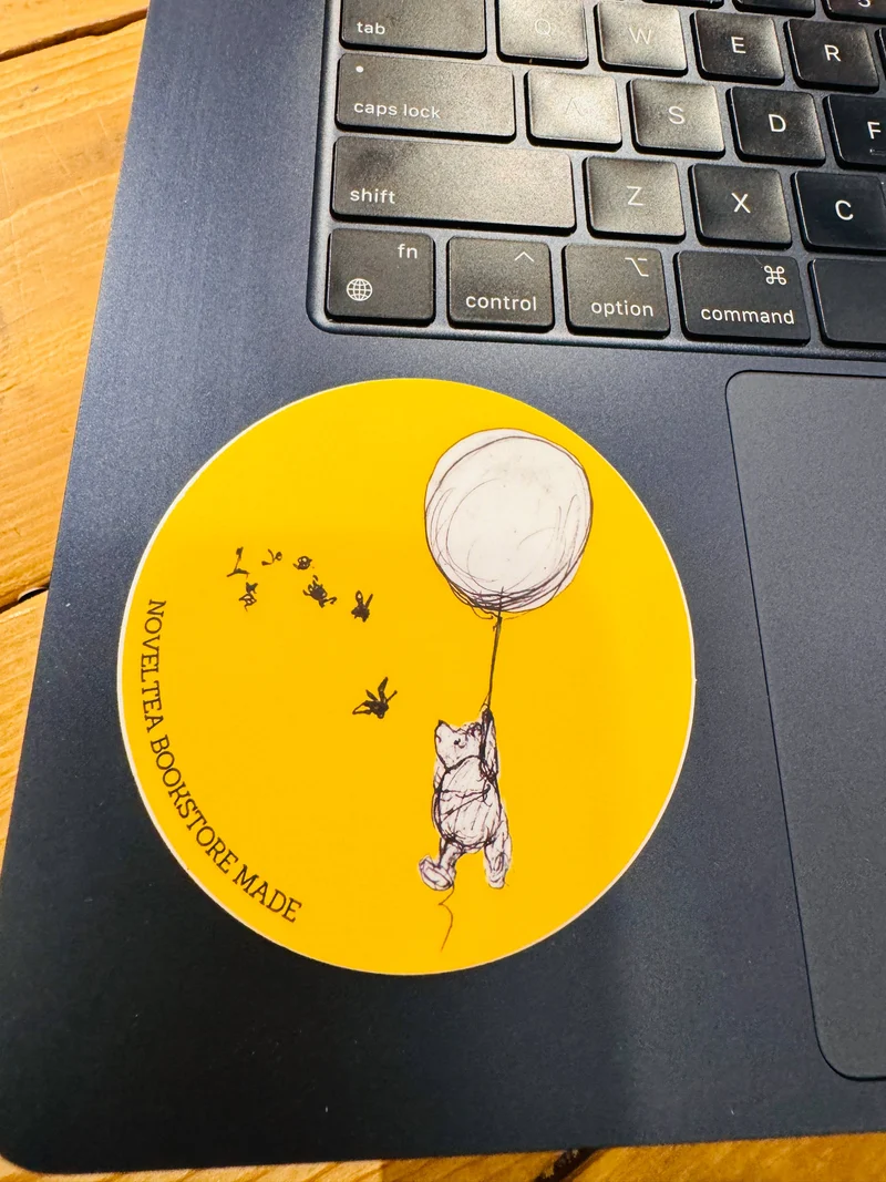 NovelTea Bookstore & Gifts - Winnie and Bees Vinyl Sticker