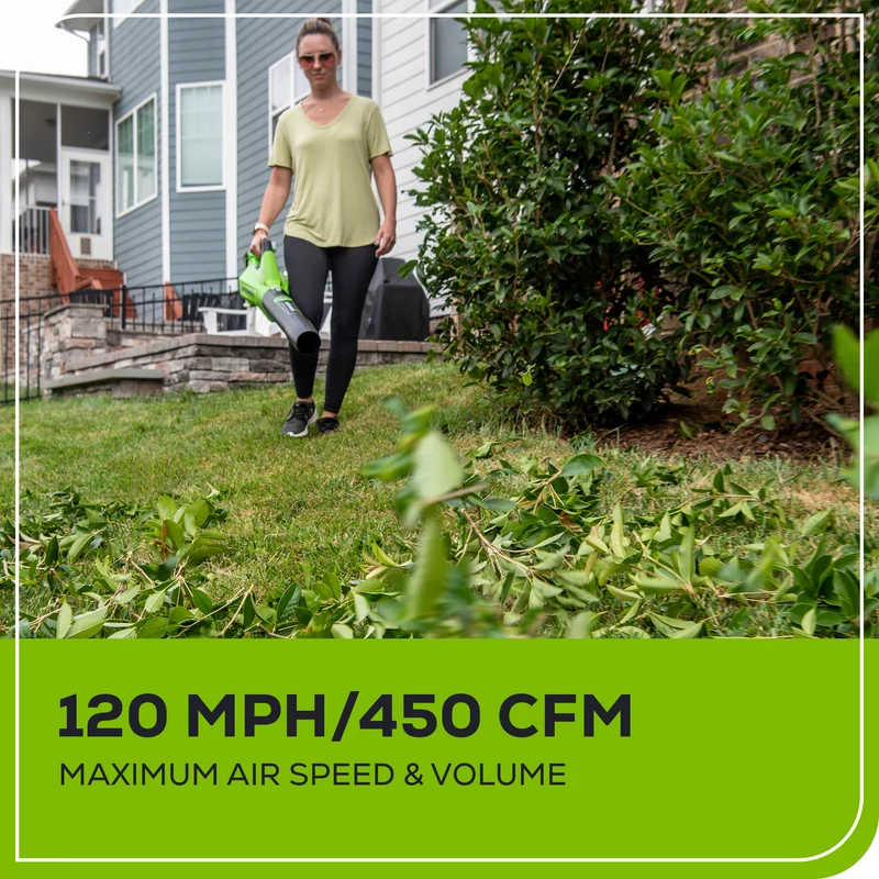 40V 12" String Trimmer & 40V 120 MPH - 450 CFM Jet Blower, 4.0Ah Battery and Charger Included