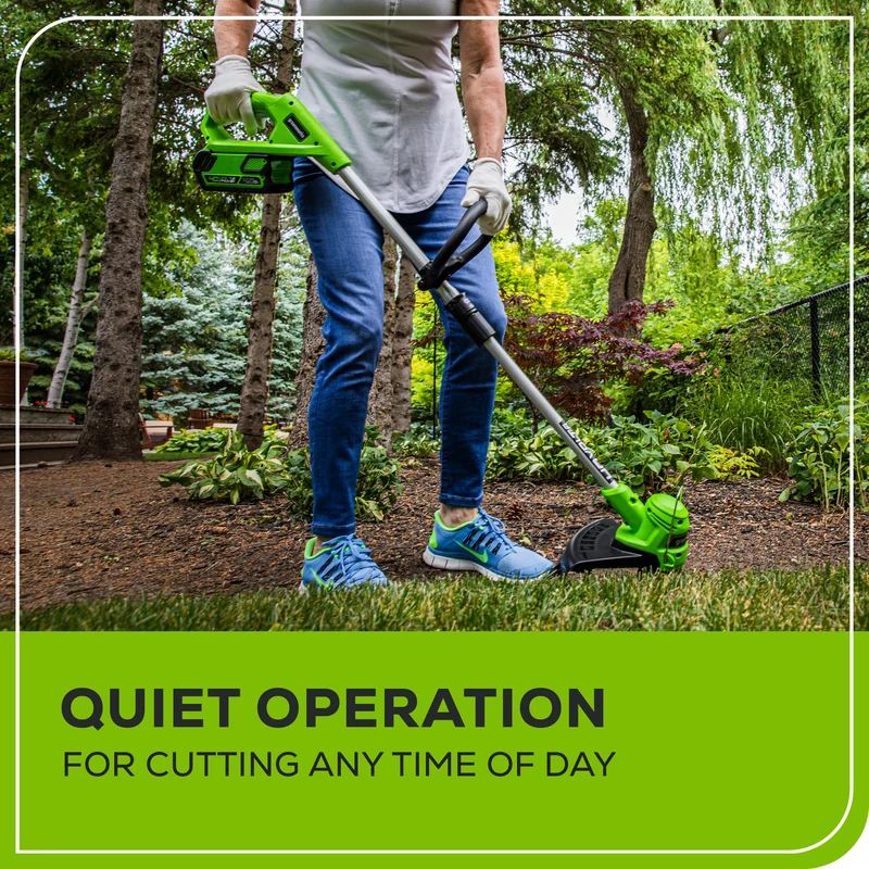 40V 12" String Trimmer & 40V 120 MPH - 450 CFM Jet Blower, 4.0Ah Battery and Charger Included