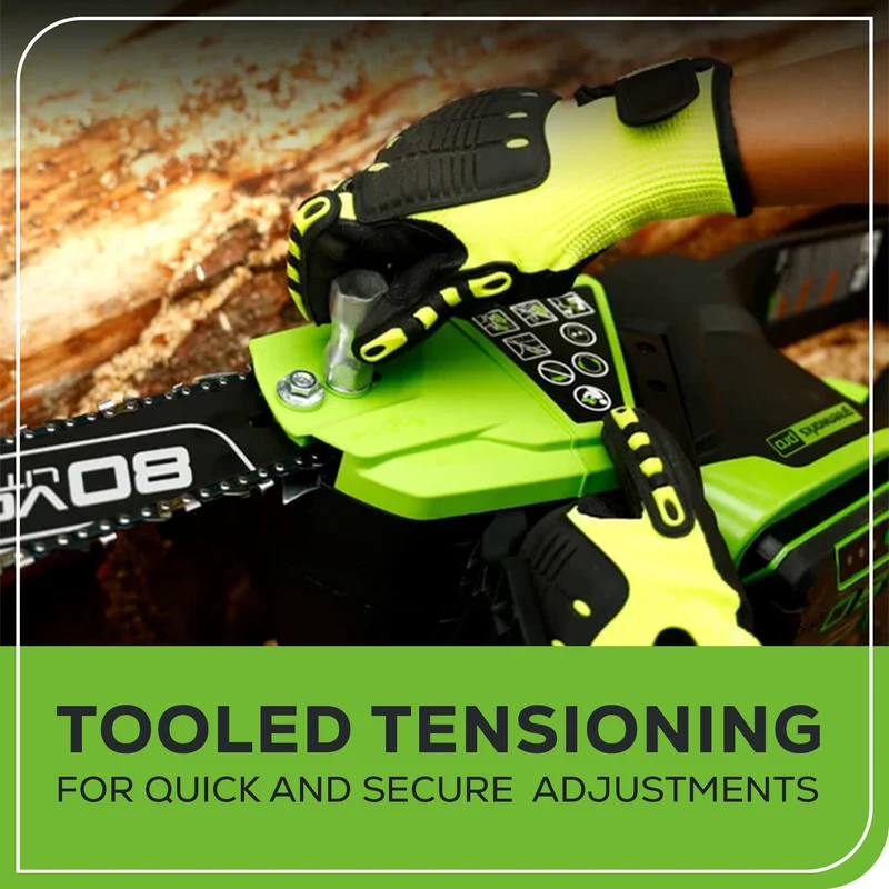 80V 18" Brushless Chainsaw, 2.0Ah Battery and Charger Included