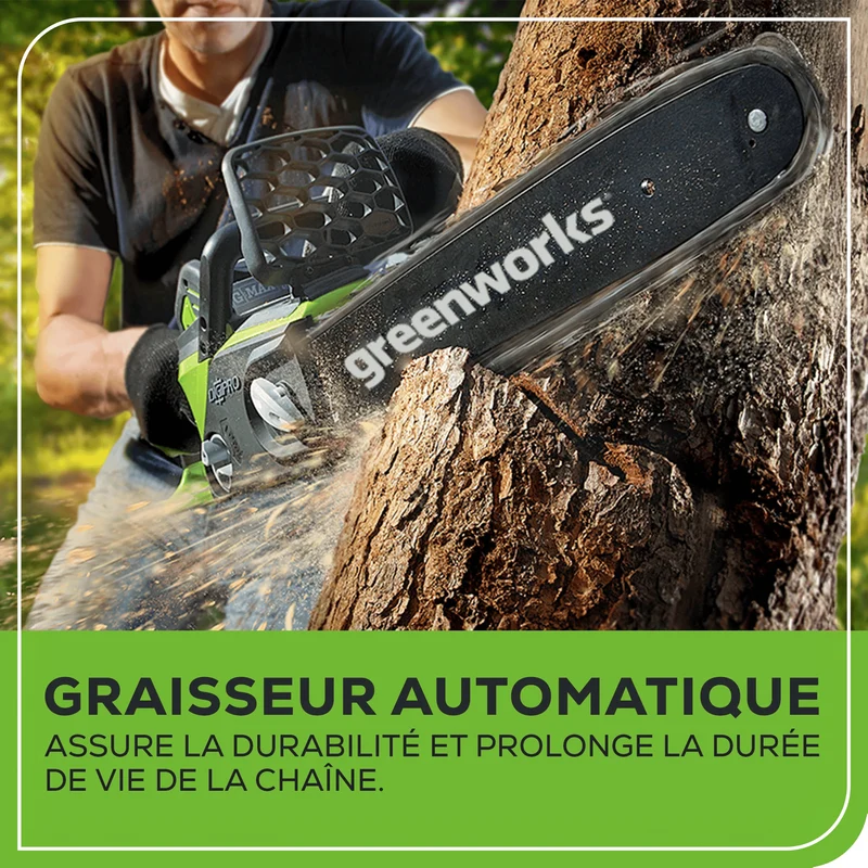 40V 14" Chainsaw, 4.0Ah Battery and Charger