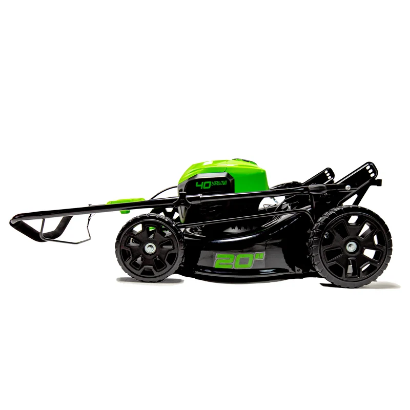 40V 20" Brushless Lawn Mower & 40V 12" String Trimmer, 4.0Ah Battery and Charger Included