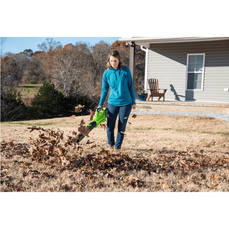 40V 450 CFM 120 MPH Cordless Leaf Blower, 4.0Ah Battery and Charger Included