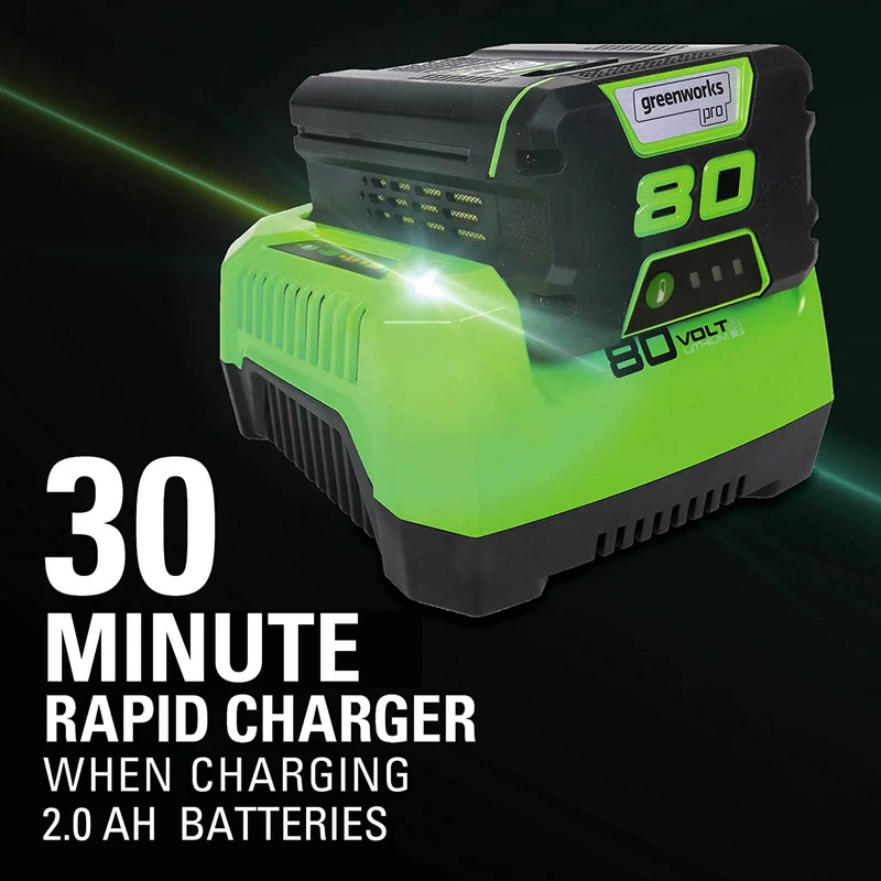 80V 26" Brushless Hedge Trimmer, 2.0Ah Battery and Charger Included - GHT80321