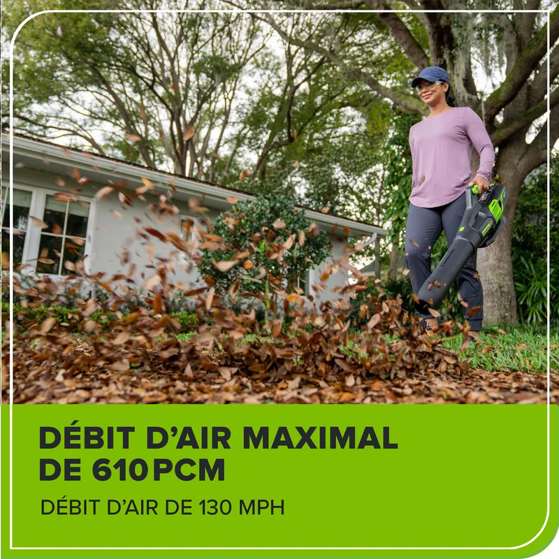 60V 130 MPH - 610 CFM Brushless Leaf Blower (Tool Only)