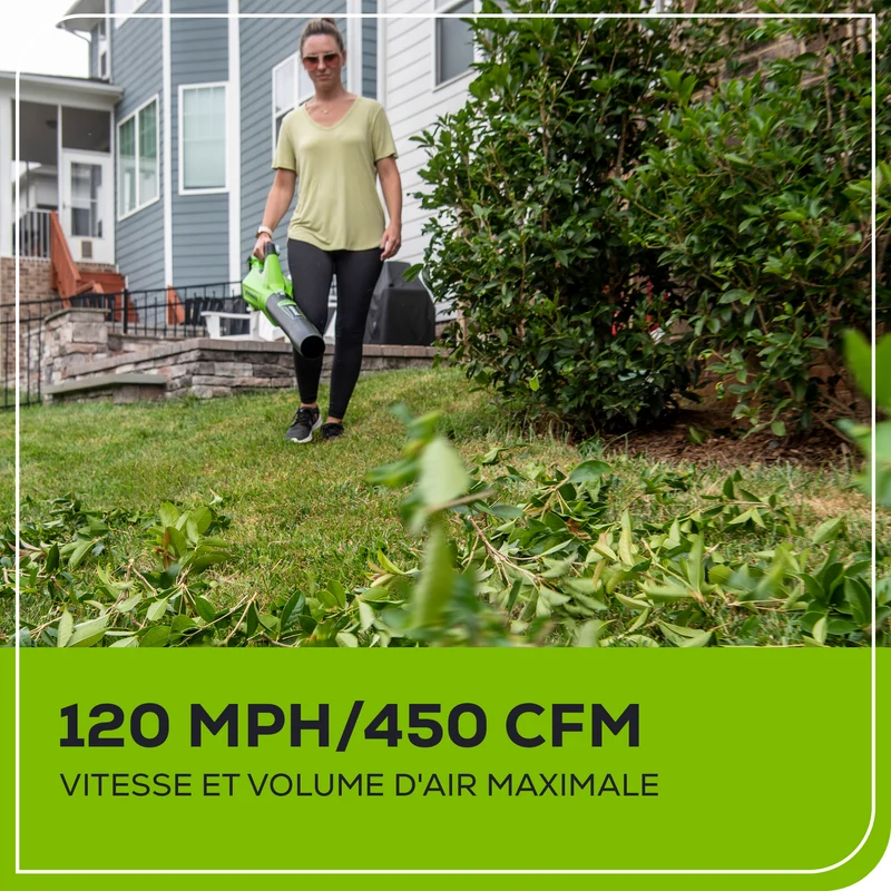 40V 14" Chainsaw & 40V 125 MPH - 450 CFM Axial Jet Blower Combo, 4.0Ah Battery and Charger Included