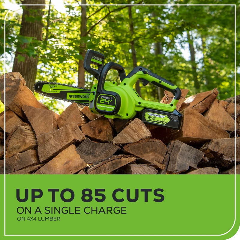 24V 12" Brushless Chainsaw (Tool Only)