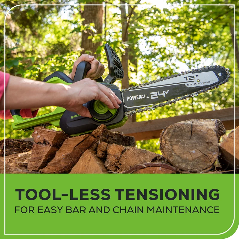 24V 12" Brushless Chainsaw (Tool Only)