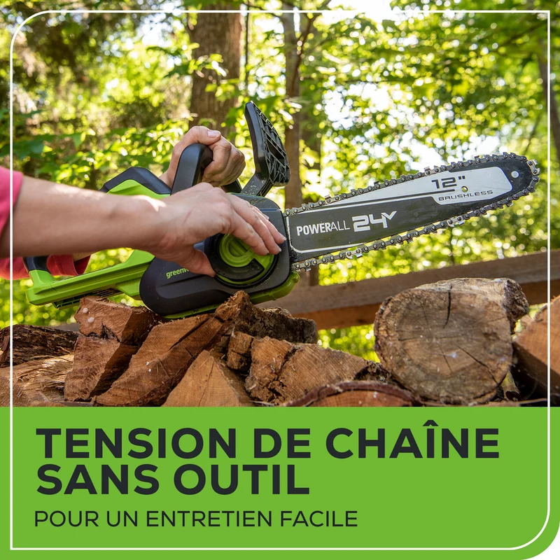24V 12" Brushless Chainsaw (Tool Only)