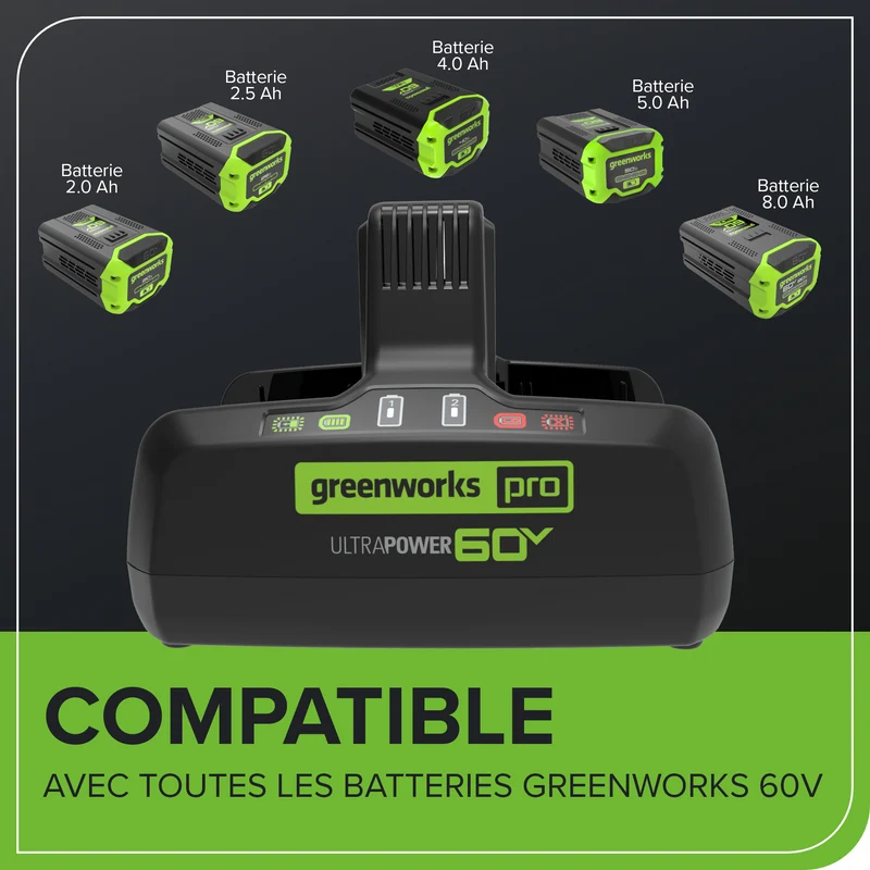 60V 10 Amp UltraPower Dual-Port Battery Charger