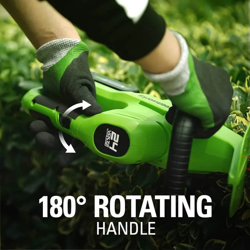 24V 22" Hedge Trimmer with Rotating Handle (Tool Only)