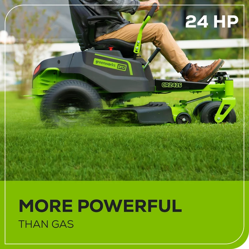 60V 42" Crossover Z Residential Zero Turn Lawn Mower, (6) 8.0Ah Batteries and (3) Dual Port Turbo Chargers | CRZ4261