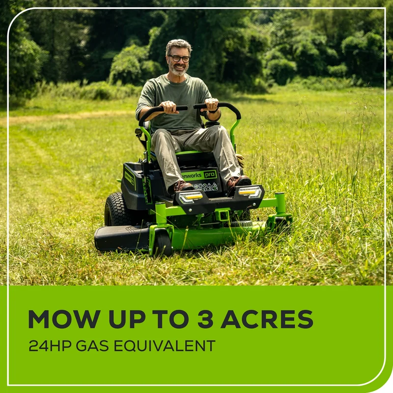 80V 42" Crossover Z Residential Zero Turn Mower, (12) 4.0Ah Batteries and (3) Dual Port Chargers | CRZ4281
