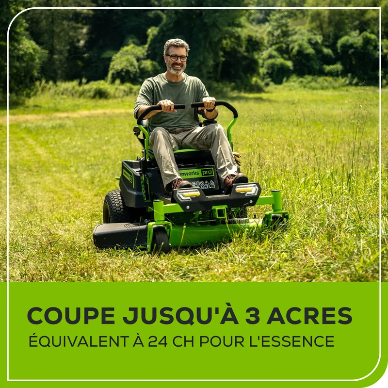 80V 42" Crossover Z Residential Zero Turn Mower, (12) 4.0Ah Batteries and (3) Dual Port Chargers | CRZ4281