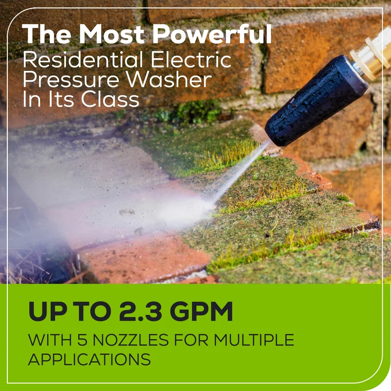 2700 PSI 1.2 GPM 14 Amp Electric Pressure Washer - GPW2700