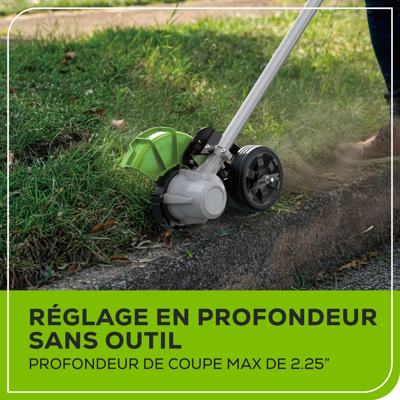 80V 8" Brushless Edger (Tool Only)