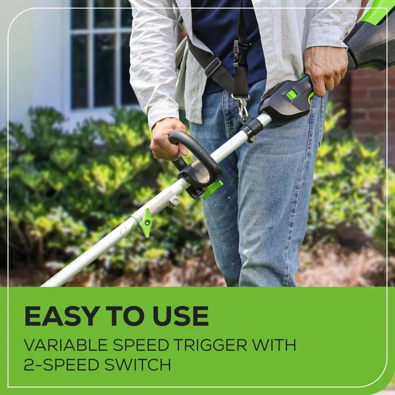 80V Cordless 16" Brushless Top Mount String Trimmer (Attachment Capable) w/ 2.5Ah Battery & Charger