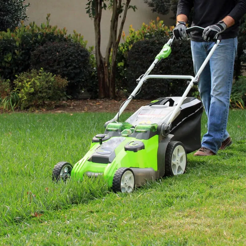 40V 20" Dual Blade Lawn Mower, 2.0Ah & 4.0Ah Batteries and Charger Included