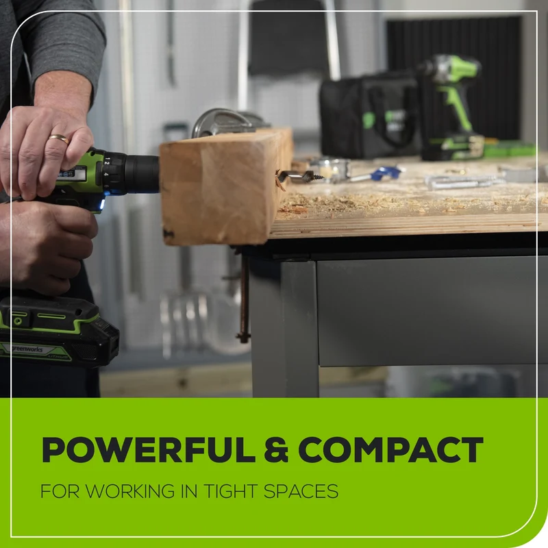 24V Brushless 1/2" Drill/Driver, 1/4" Hex Impact Driver, (2) 2.0Ah Battery & Charger Included Bonus: 8 pc Bit Set